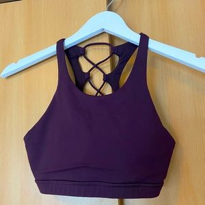 Lululemon sport bra- 6, plum!